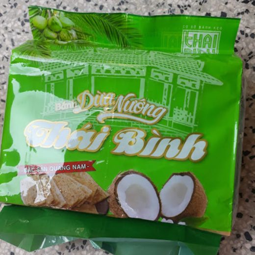 Bánh dừa nướng Thái Bình đặc sản Quảng Nam